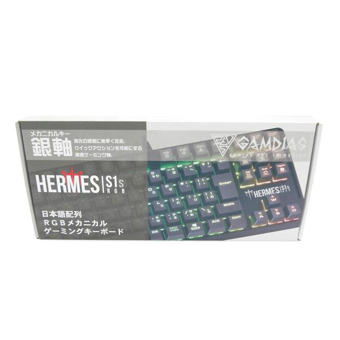 GAMDIAS/ゲーミングキーボード/HERMES S1S RGB//SAランク/76