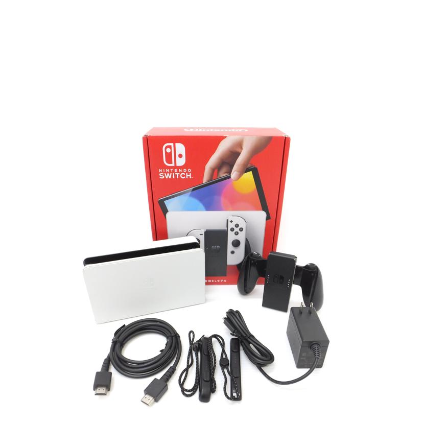nintendo 任天堂/有機ELモデルスイッチ本体ホワイト/HEG-S-KAAAA//XTJ10096751014/ABランク/88