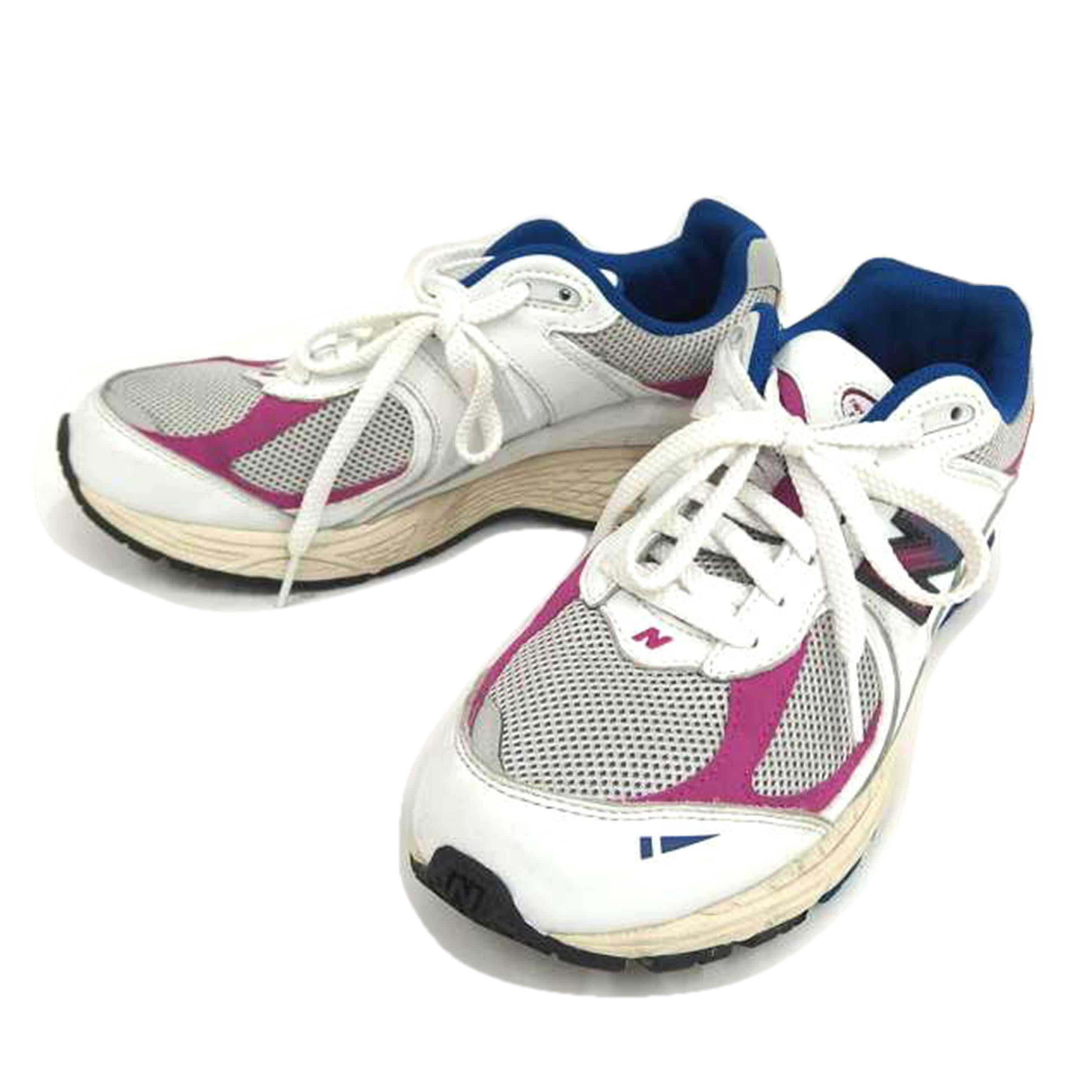NB ニューバランス/New Balance 2002R /White/Pink/Blue/M2002RGY//ABランク/82