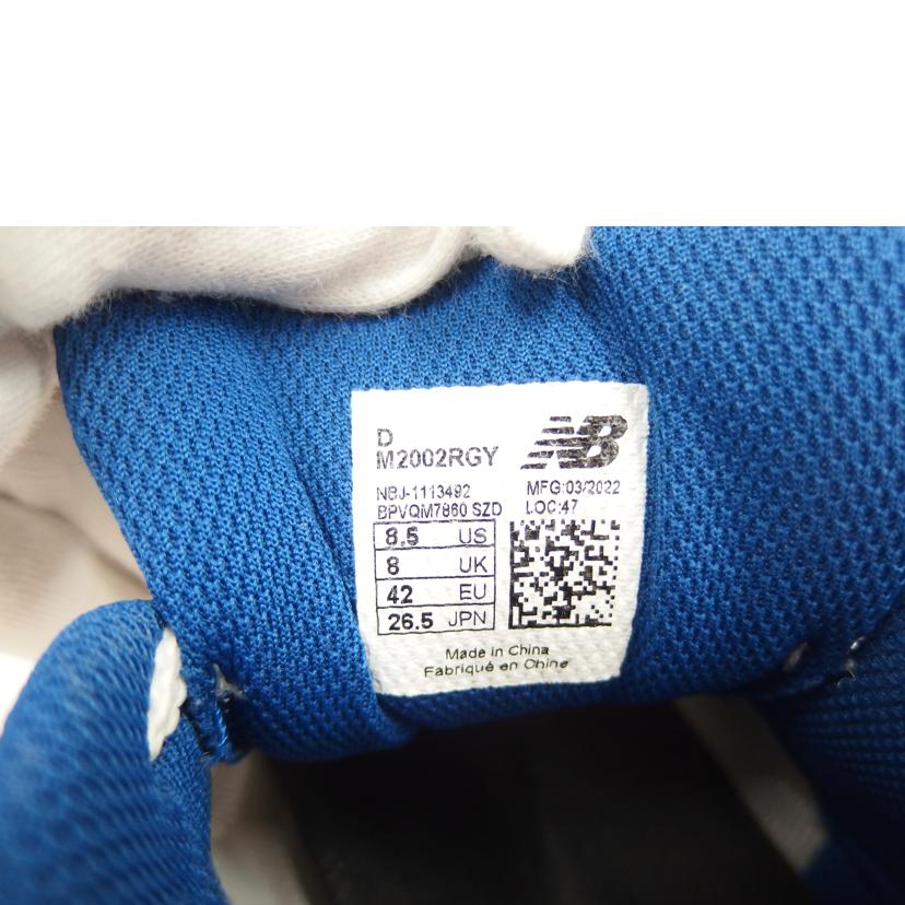 NB ニューバランス/New Balance 2002R /White/Pink/Blue/M2002RGY//ABランク/82