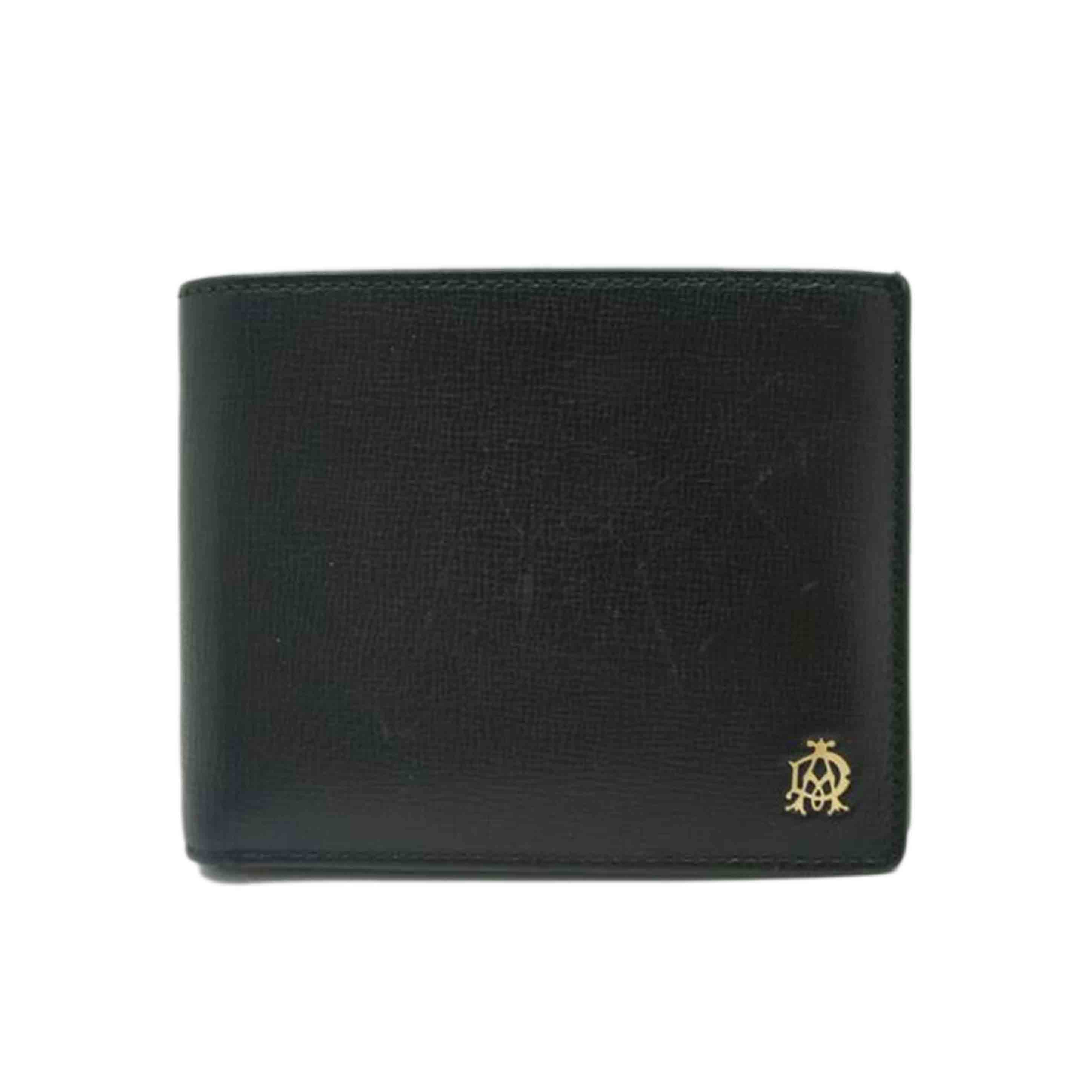 dunhill ダンヒル/ダンヒル/二つ折りカード・札入れ/ブラック//ABランク/75