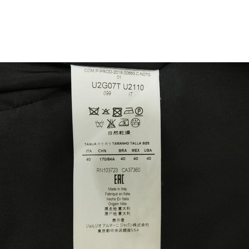 EMPORIO ARMANI エンポーリオアルマーニ/チェック柄一つボタンジャケット//ABランク/88