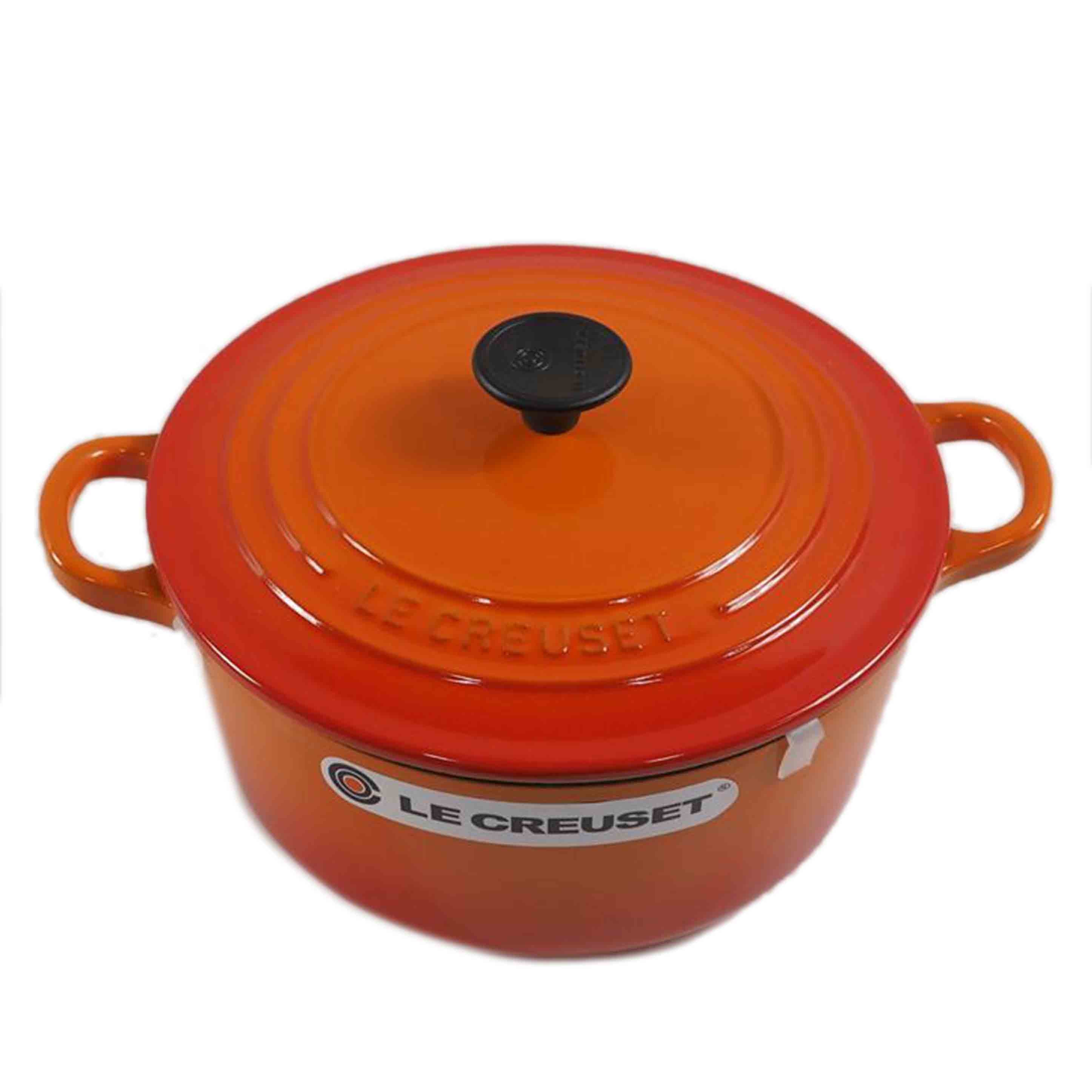 LE CREUSET ル・クルーゼ/ココットロンド トラディション 22cm両手鍋//SAランク/79