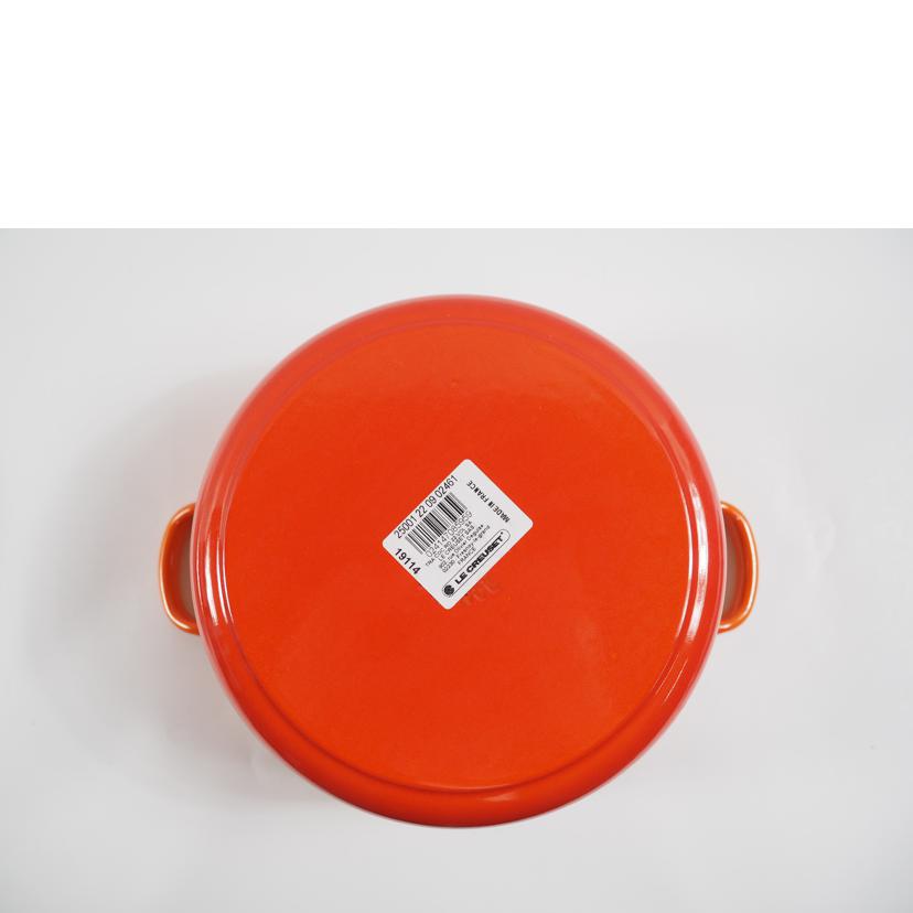 LE CREUSET ル・クルーゼ/ココットロンド トラディション 22cm両手鍋//SAランク/79