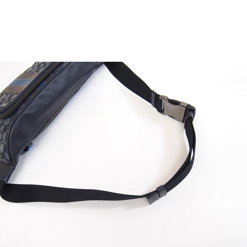 COACH コーチ/シグネチャートンプソンベルトバッグ/C5386//E21**/Aランク/71