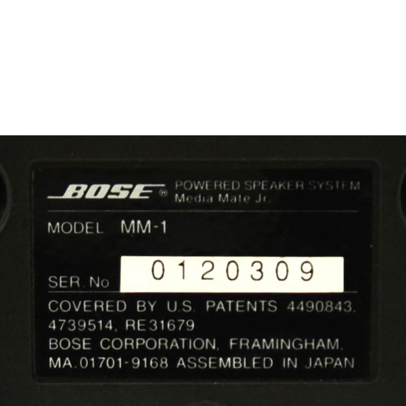 BOSE ボーズ/デスクトップスピーカー/MM-1//ABランク/75
