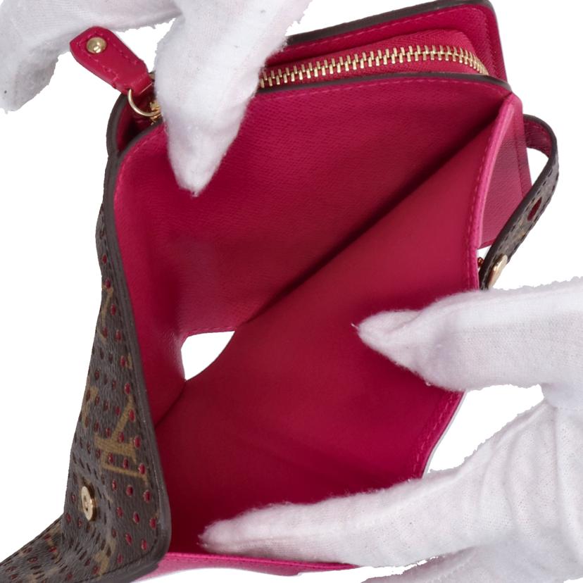 LV ルイヴィトン/ペルフォコンパクトジップ/モノグラムフーシャ/M95188//MI0***/Aランク/78