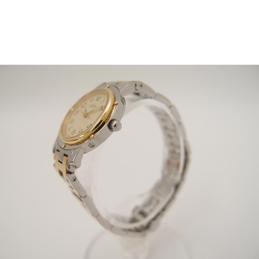 HERMES エルメス/クリッパー/アイボリー文字盤/クォーツ/CL4.220//941***/ABランク/69