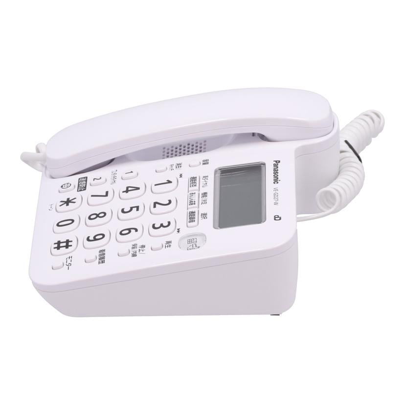 Panasonic パナソニック /電話機/RU・RU・RU/VE-GD27//5EAFA092112/Bランク/65