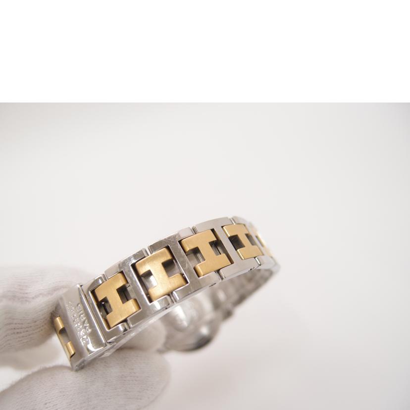 HERMES エルメス/クリッパー/アイボリー文字盤/クォーツ/CL4.220//941***/ABランク/69