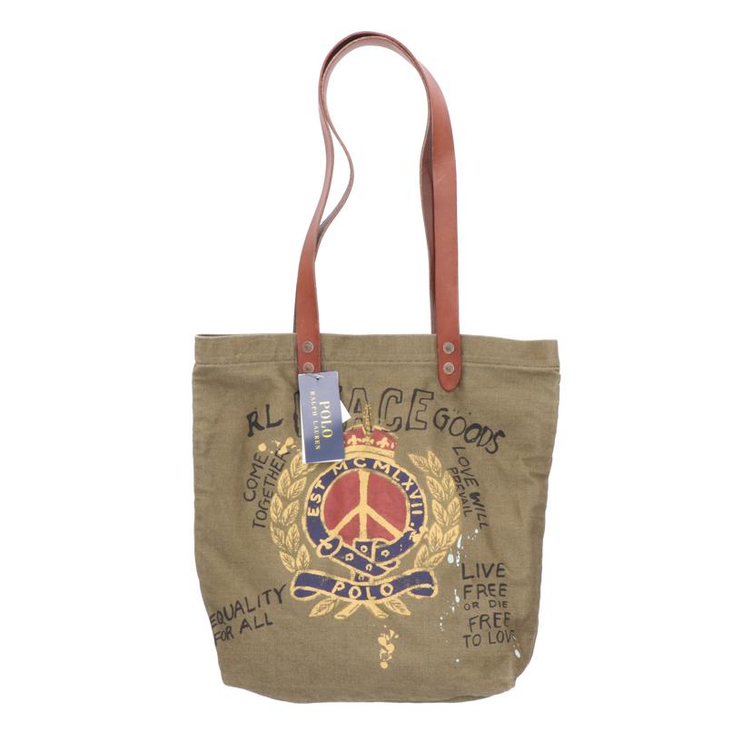 RALPH LAUREN ラルフローレン/ヴィンテージ加工キャンバスロゴトートバッグ/405755818//SAランク/91