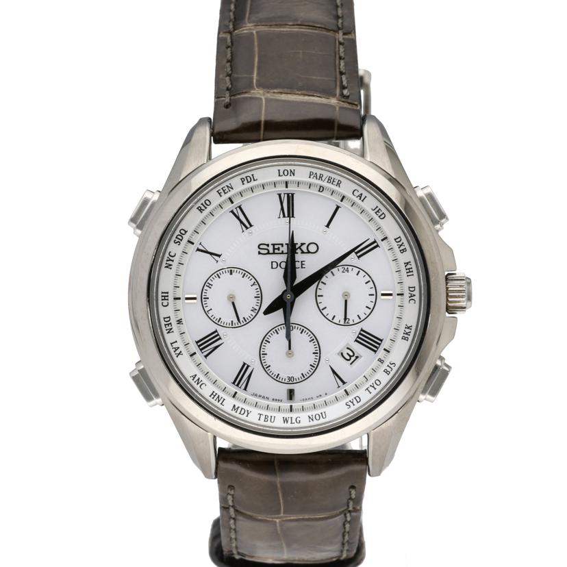 SEIKO セイコー/DOLCE ソーラー電波クロノグラフ/8B92-0AJ0//940***/ABランク/81