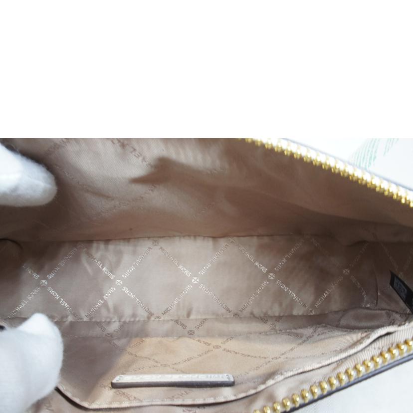 MICHAEL KORS/ポーチ付ショルダーホワイトベージュ//Aランク/92