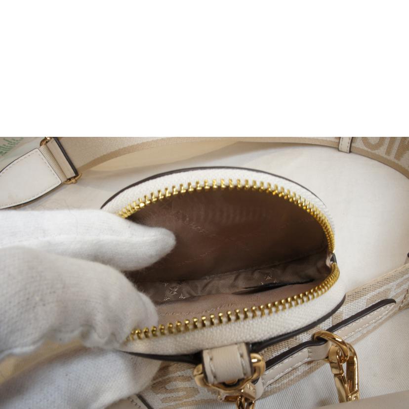 MICHAEL KORS/ポーチ付ショルダーホワイトベージュ//Aランク/92