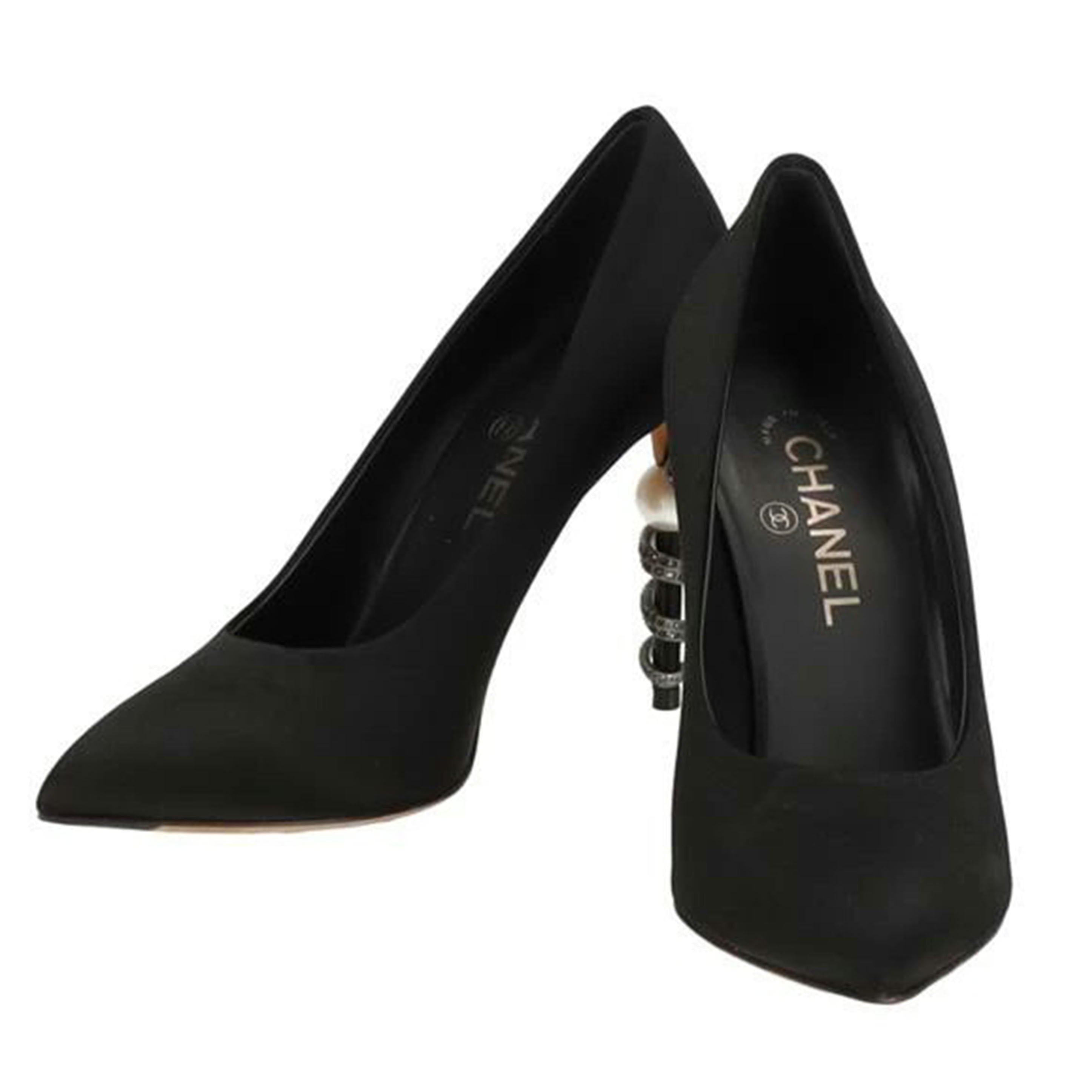 CHANEL シャネル/ココマークヒールパンプス / 38.5C/G32066//Bランク/81