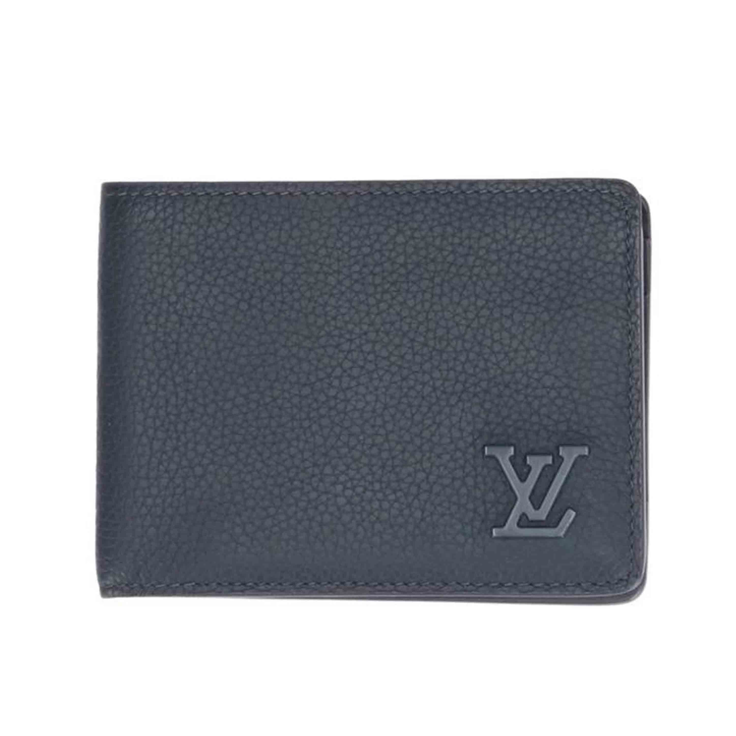 LOUIS VUITTON ルイ・ヴィトン/アエログラム/ポルトフォイユ・ミュルティプル/ノワール/M69829//ICチ***/ABランク/18