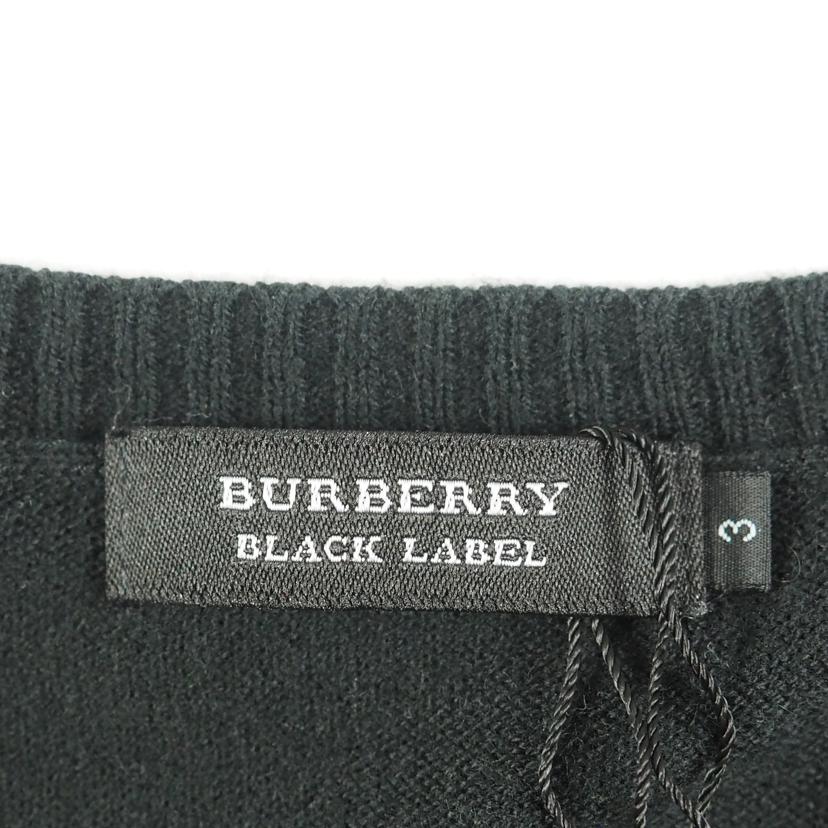 BURBERRY BLACK LABEL バーバリーブラックレーベル/コットンカシミア長袖ニットッセーッター//SAランク/79