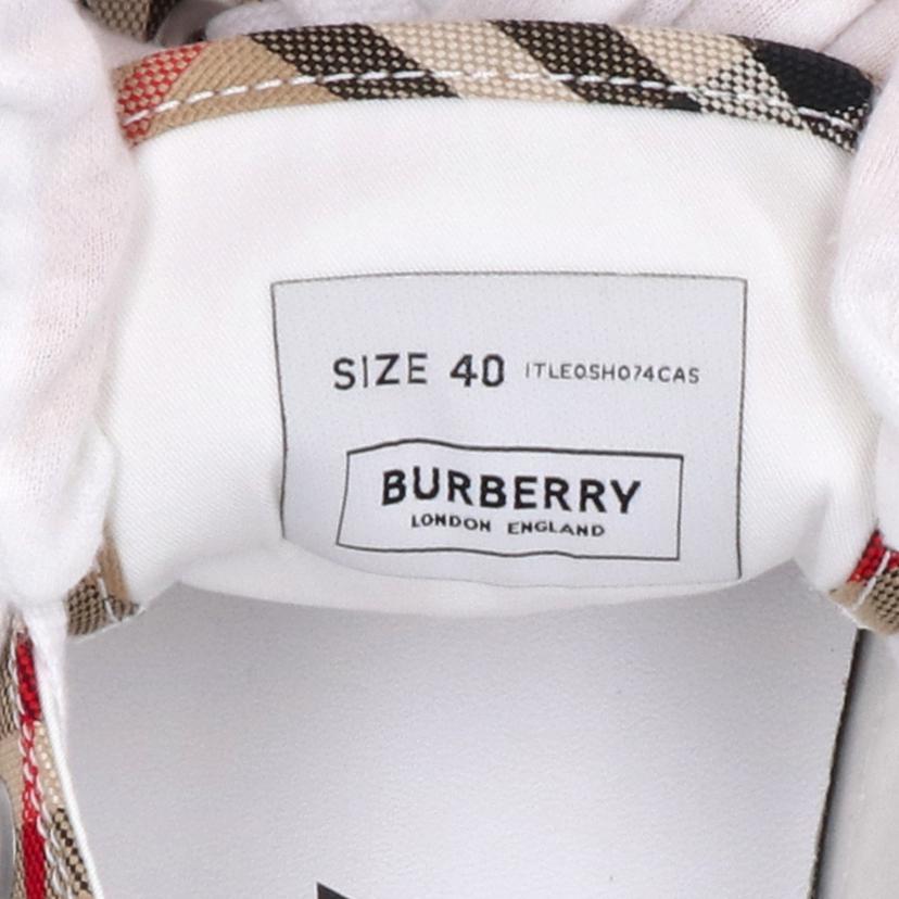 BURBERRY バーバリー/◇ヴィンテージチェックローカットスニーカー/サイズ40/約26cm/8049745//ITL**********/Aランク/77