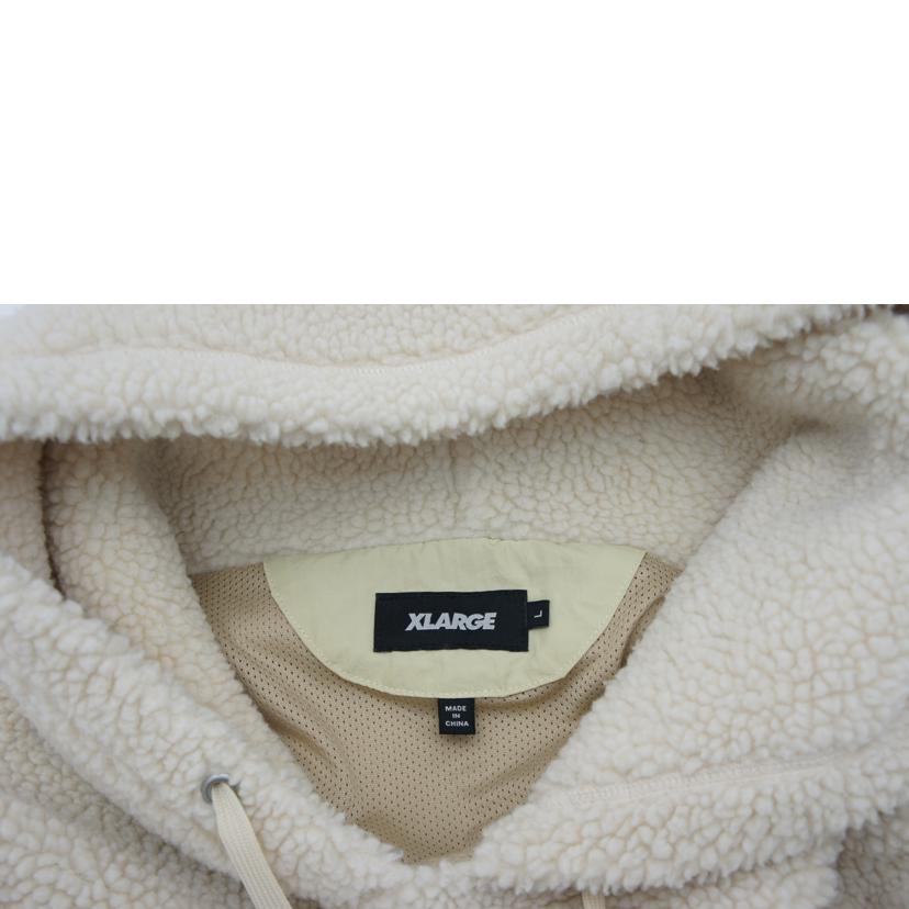 XLARGE エクストララージ/ロゴ刺 フリースパーカ//ABランク/19