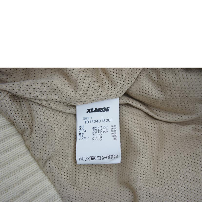 XLARGE エクストララージ/ロゴ刺 フリースパーカ//ABランク/19