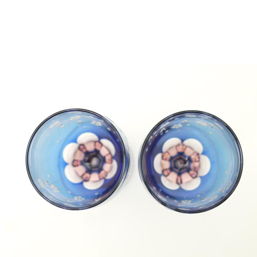 彩鳳/彩鳳 江戸切子 足付ビールハイペア/M-64-2BP//SAランク/69