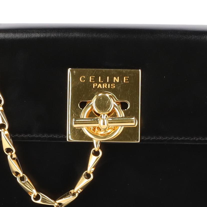CELINE セリーヌ/チェーンロックハンドバッグ//Aランク/09