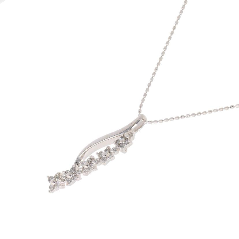 K18WGダイヤネックレス0.3ct//Aランク/06