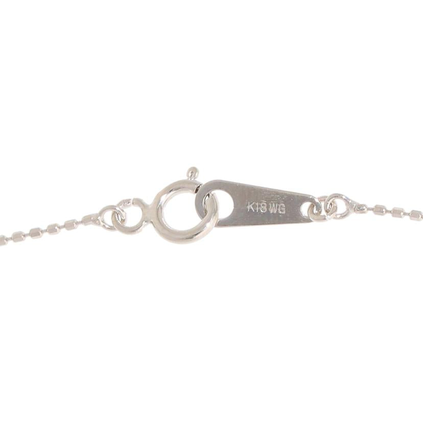K18WGダイヤネックレス0.3ct//Aランク/06