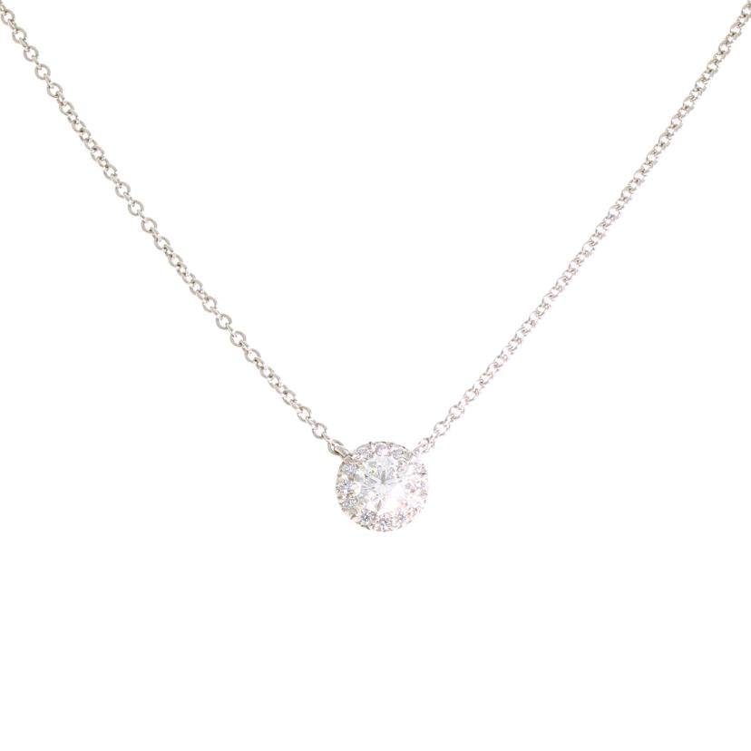 TIFFANY&Co. ティファニー/PT950ソレストダイヤネックレス//Aランク/75