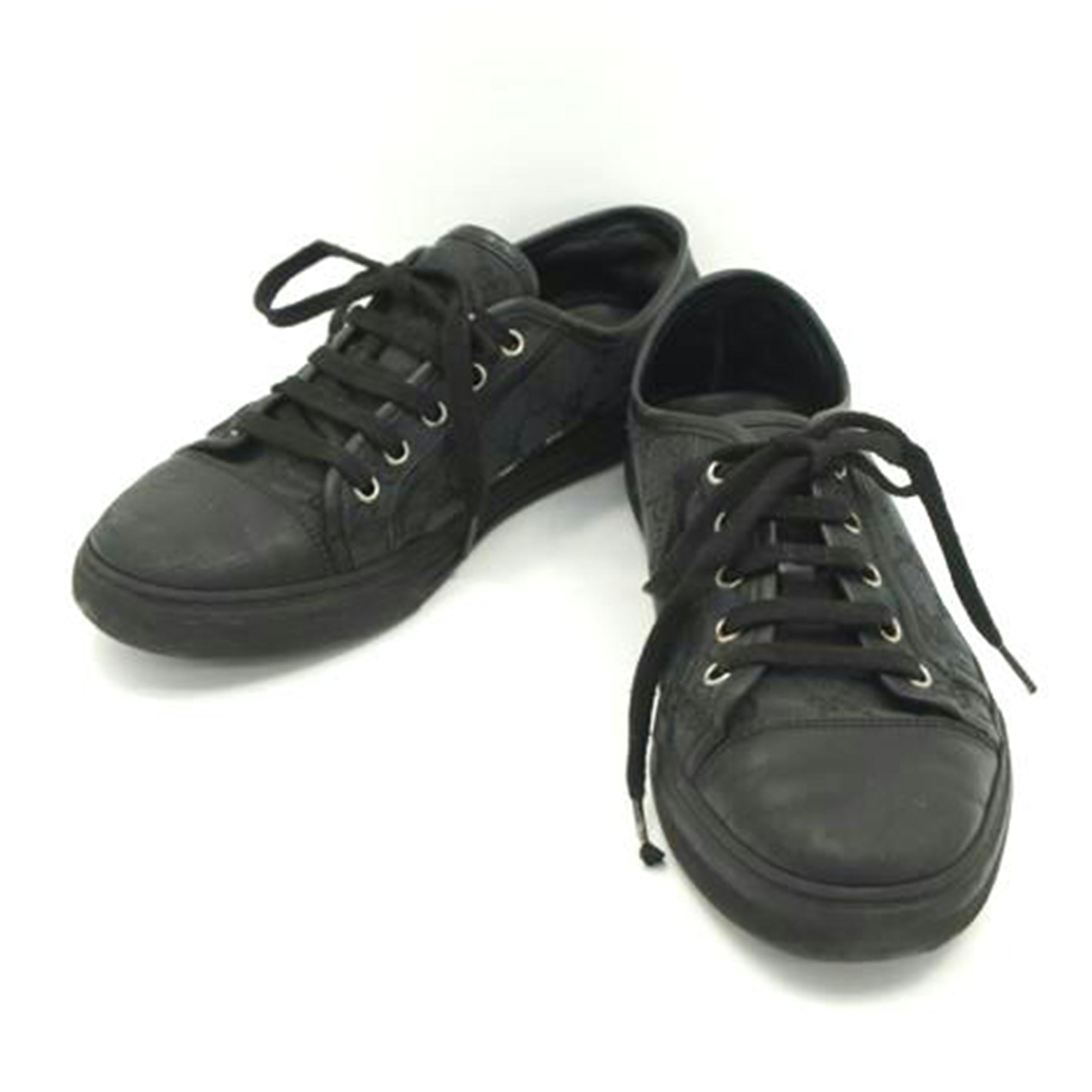 GUCCI グッチ/GGキャンバス/ローカットスニーカー/ブラック/426189//Bランク/18