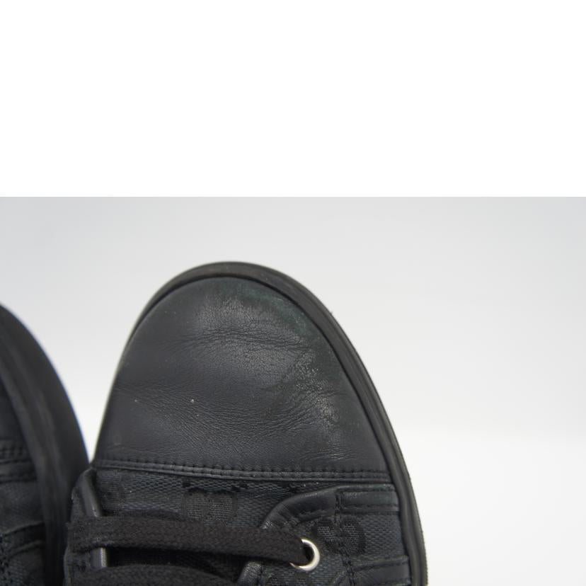 GUCCI グッチ/GGキャンバス/ローカットスニーカー/ブラック/426189//Bランク/18