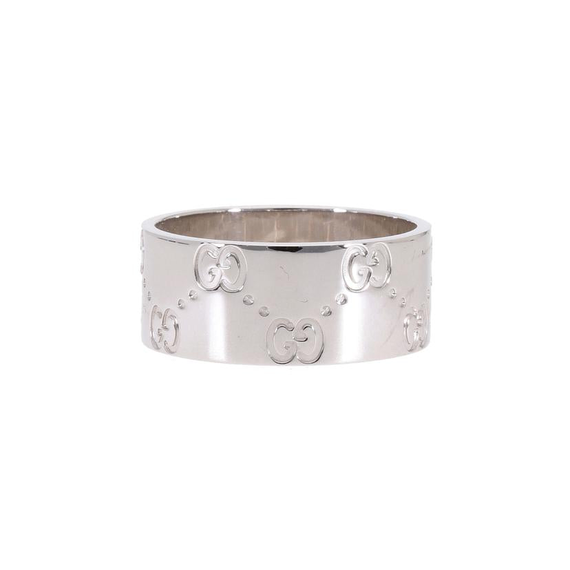 GUCCI グッチ/K18WGアイコンワイドリング/#19.5//Aランク/69