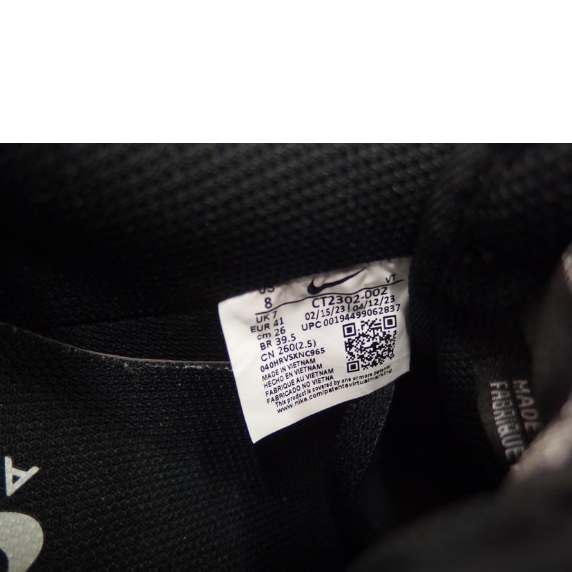 NIKE ナイキ/Nike Air Force 1 Low '07 Black/White/CT2302-002//Aランク/82