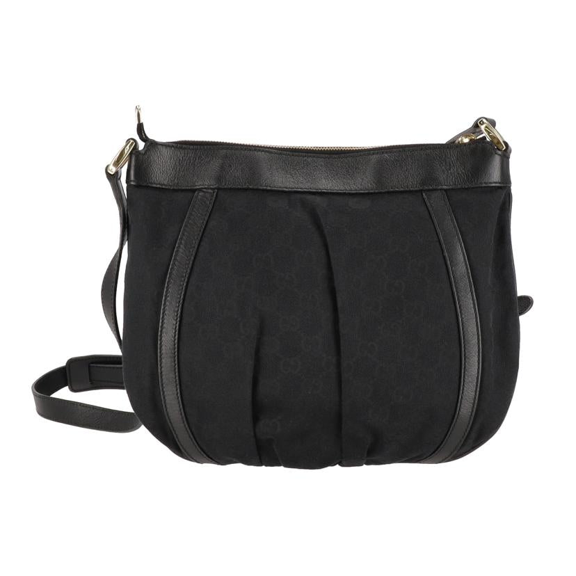 GUCCI グッチ/GGキャンバスショルダー/ブラック/203257//020**/ABランク/78
