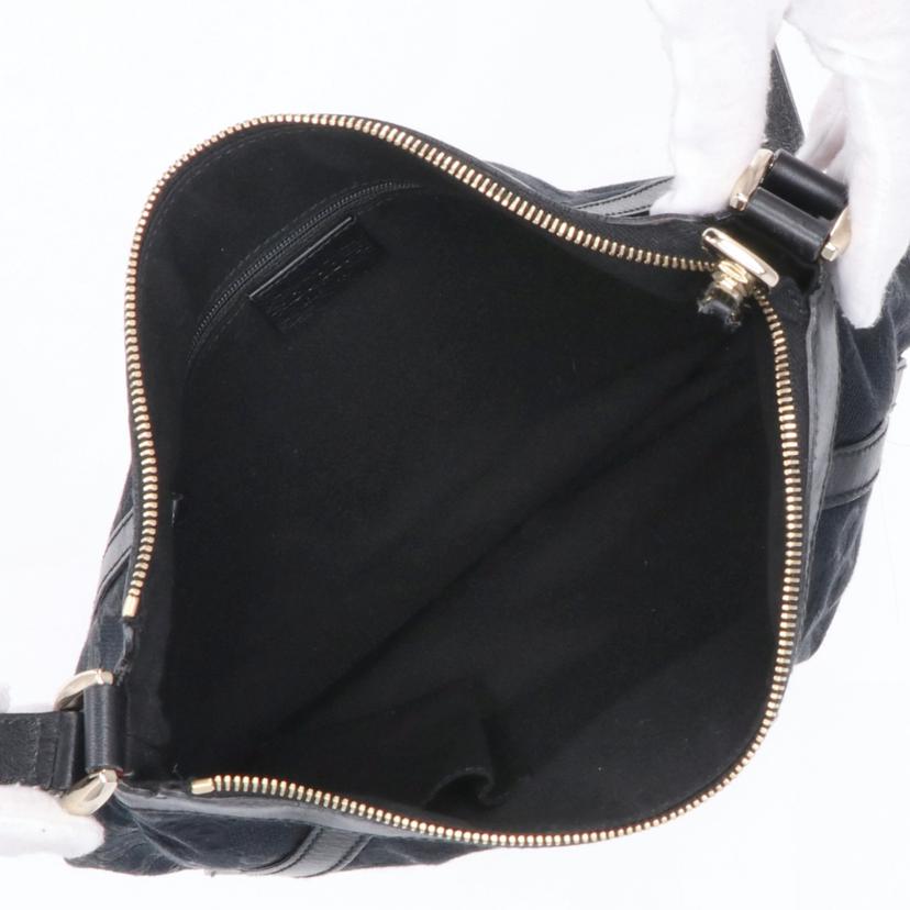 GUCCI グッチ/GGキャンバスショルダー/ブラック/203257//020**/ABランク/78