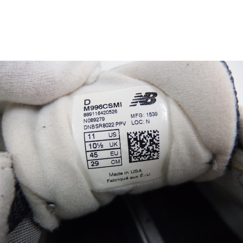 NEW BALANCE ニューバランス/996 made in USA/M996CSMI//ABランク/82