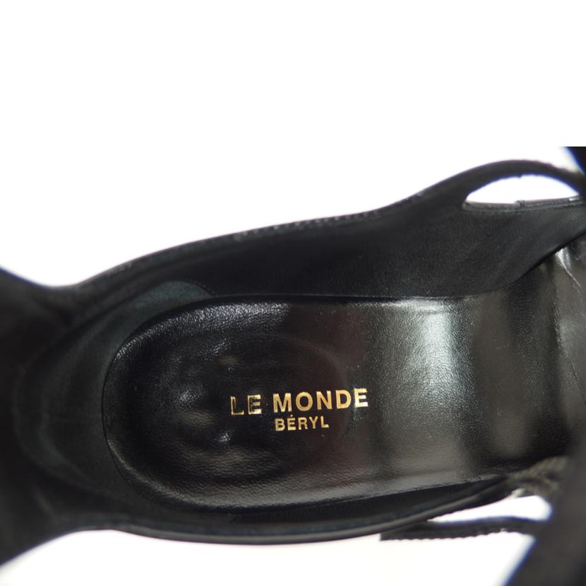 LE MONDE BERYL ル・モンド・ベリル/LE MONDE BERYL エナメルメーリージェーンシューズ/ブラック//ABランク/82