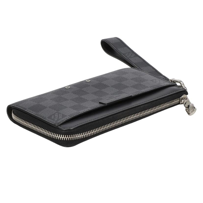 LV ルイヴィトン/ジッピードラゴンヌ ダミエ グラフィット/M60379//RFI*/Sランク/85