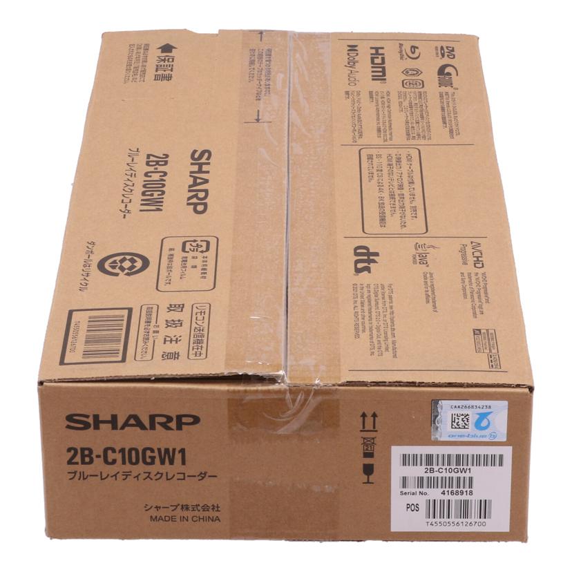 SHARP シャープ /BDレコーダー/AQUOSブルーレイ未使用/2B-C10GW1//4168918/Sランク/05