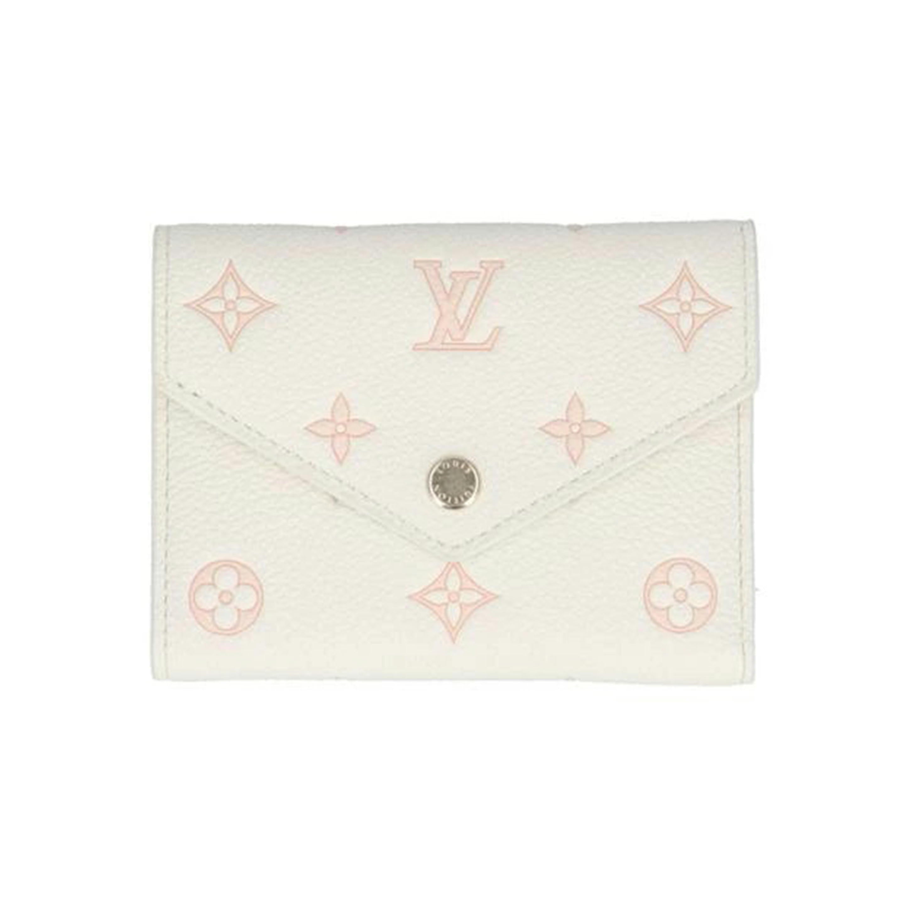 LOUIS VUITTON ルイヴイトン/ポルトフォイユ・ヴィクトリ-ヌ/ミルキ-ホワイト、ピ-チ/M28299//RFI*****/Aランク/93