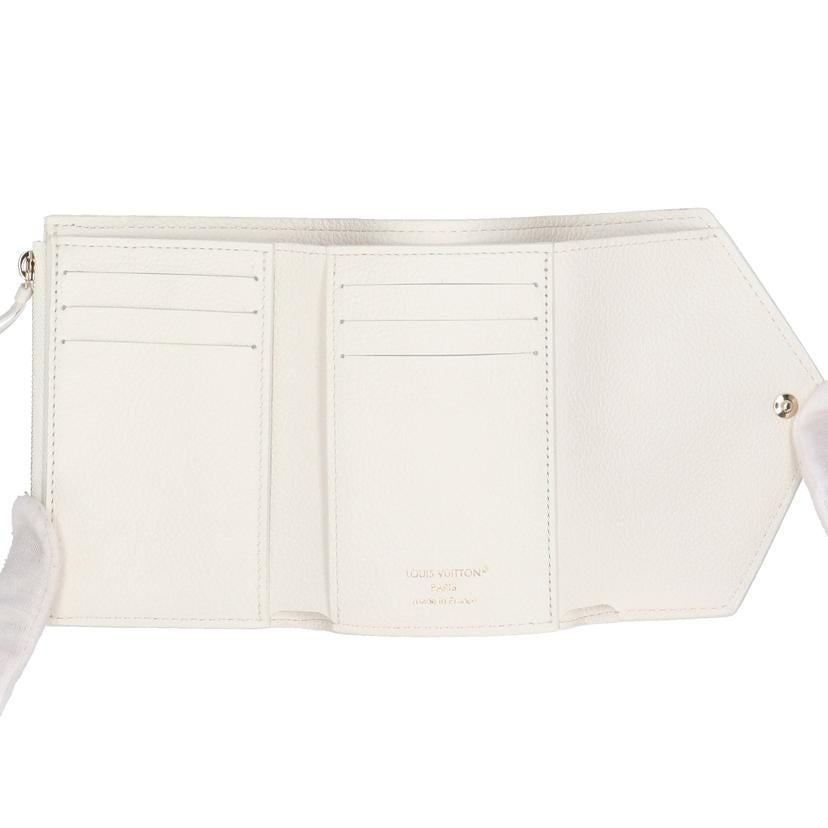 LOUIS VUITTON ルイヴイトン/ポルトフォイユ・ヴィクトリ-ヌ/ミルキ-ホワイト、ピ-チ/M28299//RFI*****/Aランク/93