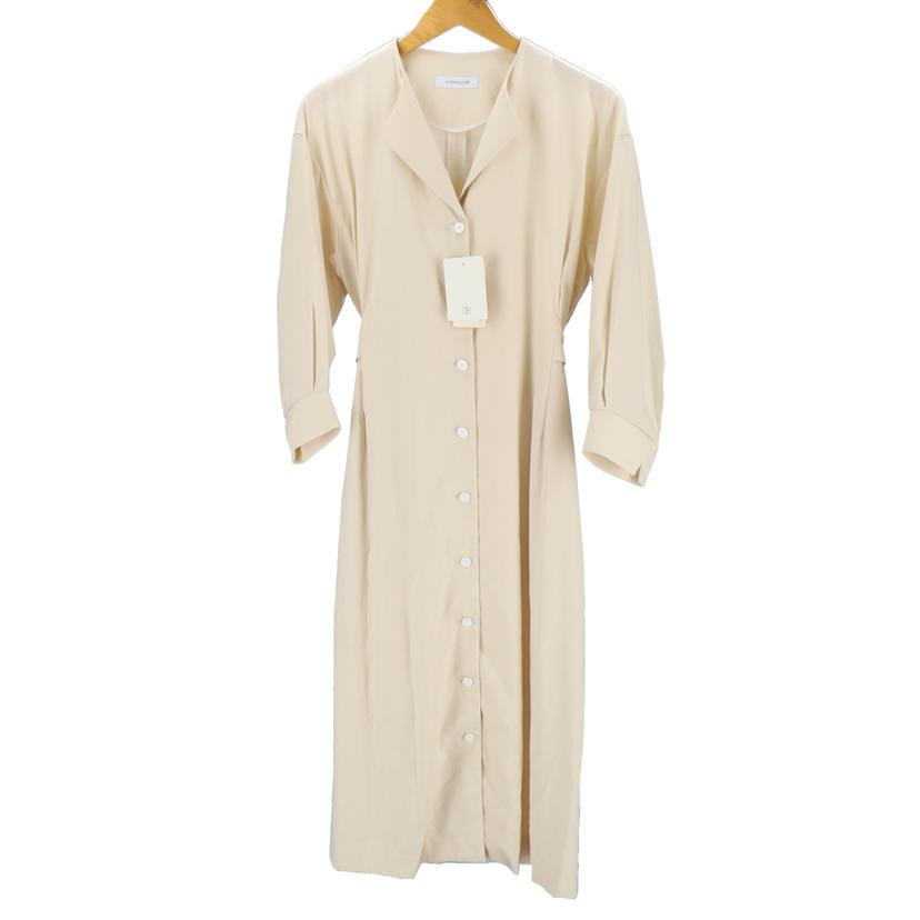 TOTALITE ラトータリテ/TOTALITEリネン混ワンピースコートベージュ//Aランク/78