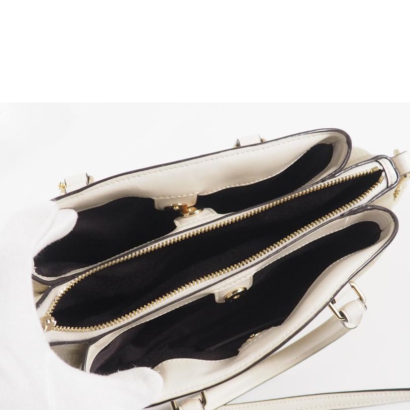 COACH コーチ/2wayバッグ/シグネチャー ミニセージキャリオール/ベージュxホワイト/F29434//ABランク/79