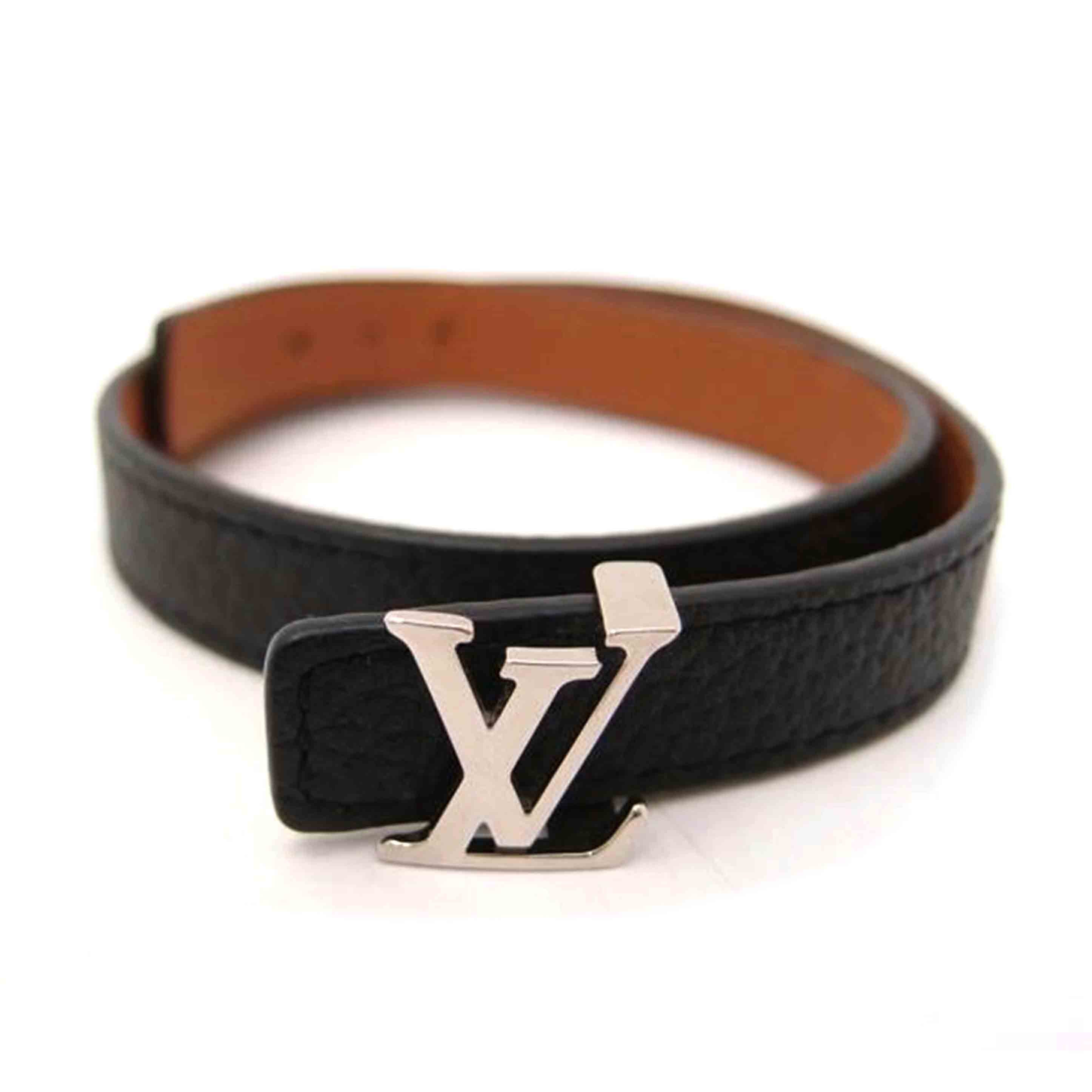 LOUIS VUITTON ルイヴィトン/ブラスレLV/ブラック/M6018E//BC1***/Aランク/69