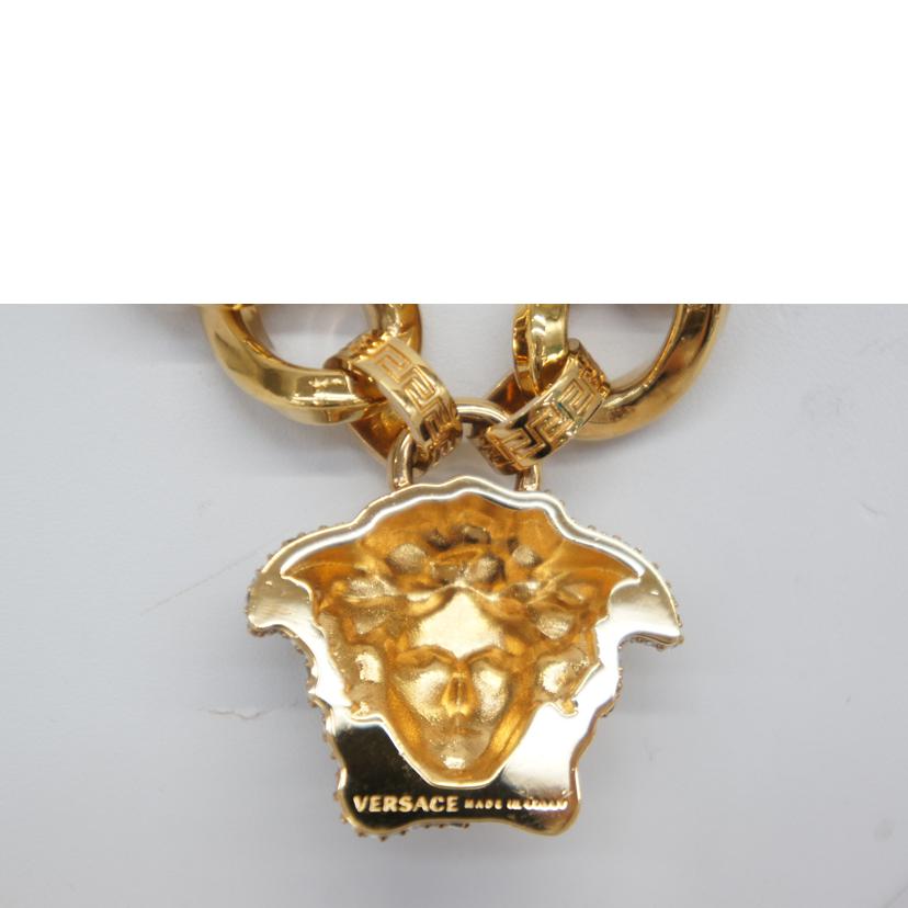 VERSACE ヴェルサーチ/パラッツォディアクリスタルチェーンネックレス/DG18455//Bランク/05