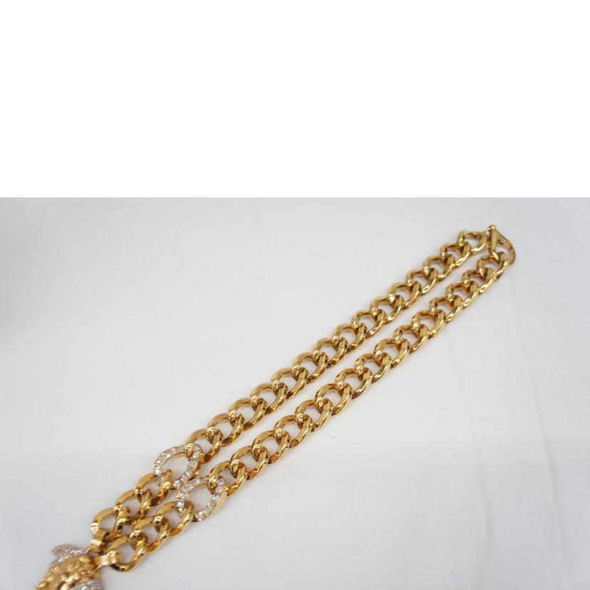 VERSACE ヴェルサーチ/パラッツォディアクリスタルチェーンネックレス/DG18455//Bランク/05