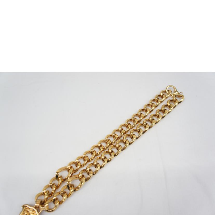 VERSACE ヴェルサーチ/パラッツォディアクリスタルチェーンネックレス/DG18455//Bランク/05