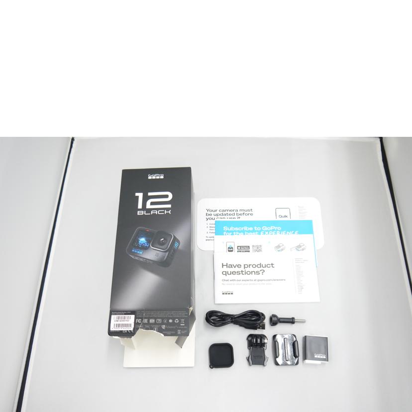 GoPro ゴープロ/GoPro HERO12 BLACK/CPST1/CHDHX-121-FW//C350132551937/Bランク/76