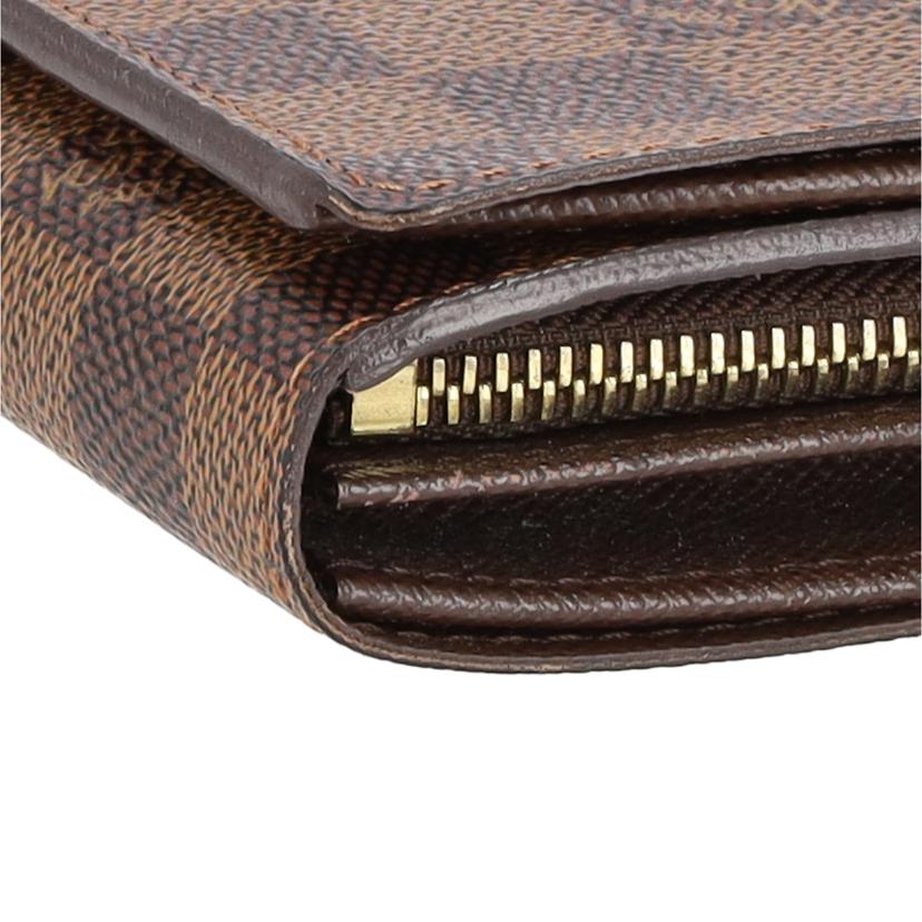 LV ルイ・ヴィトン/ポルトモネビエトレゾール ダミエ/N61730//CA1***/Aランク/19