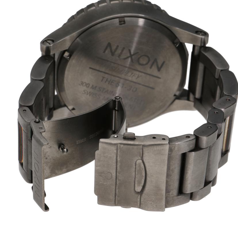NIXON ニクソン/51-30GUNMETAL/メンズ/クオーツ/A057131//THE*****/Aランク/19